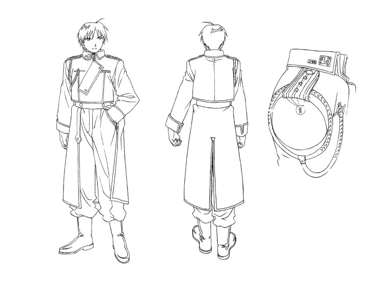 Раскраска стальной алхимик Мустанг