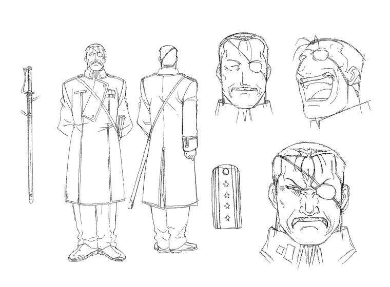 Референс персонажей стального алхимика