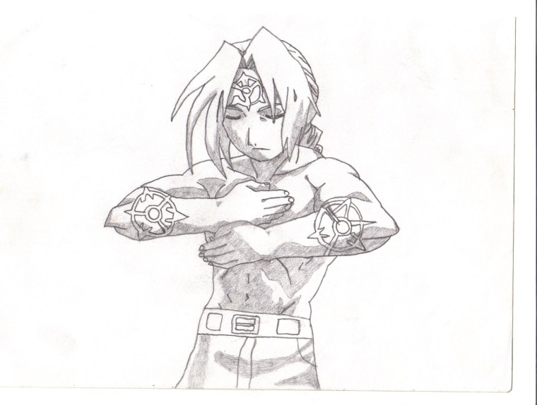 Эдвард Элрик раскраска