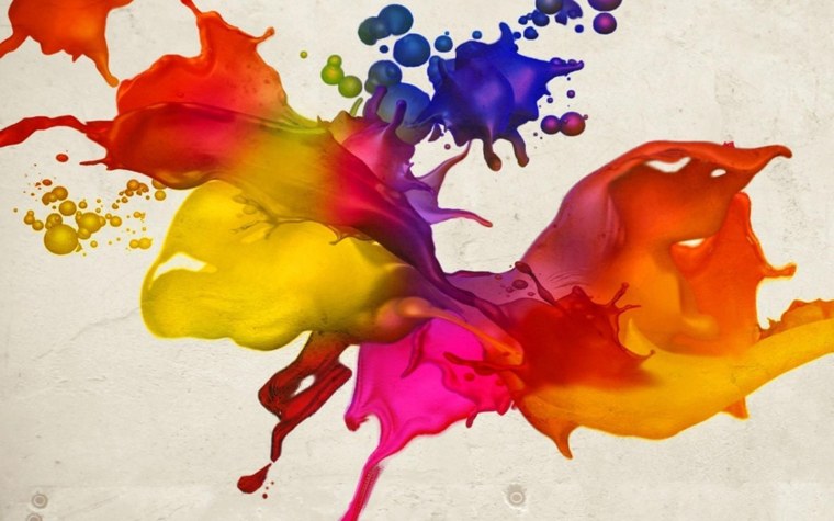 Капли краски