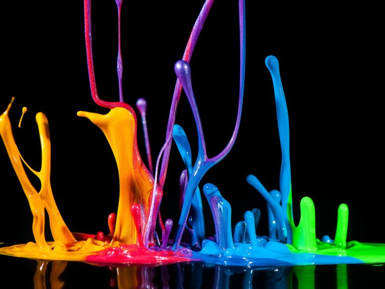 Разлитая краска