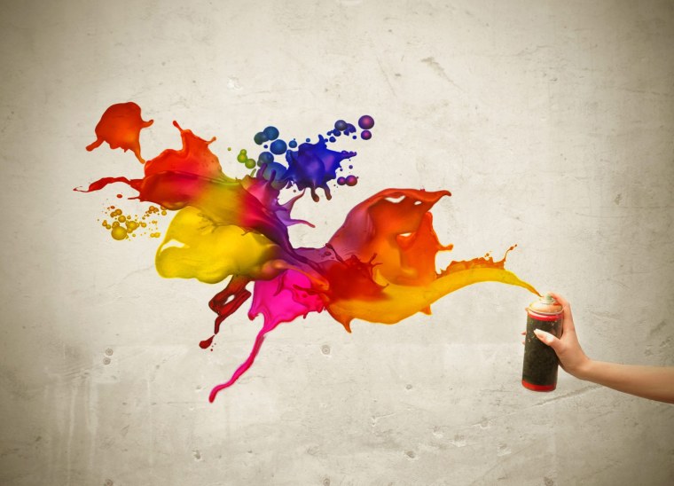 Разлитая краска