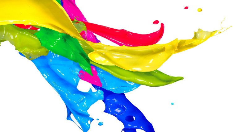 Краска льется