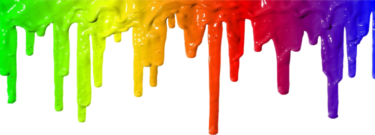 Подтеки краски