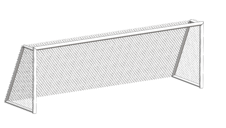 Ворота футбольные развертка