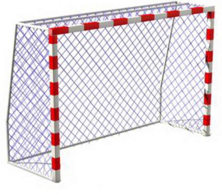 Футбольные ворота на прозрачном фоне