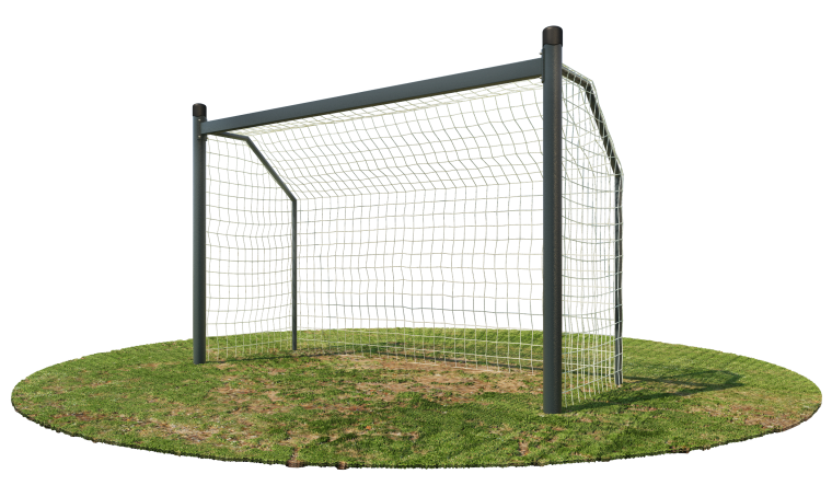 Ворота для футбола сбоку
