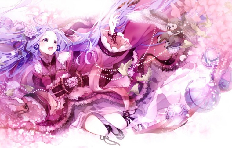 Аниме фиолетовый