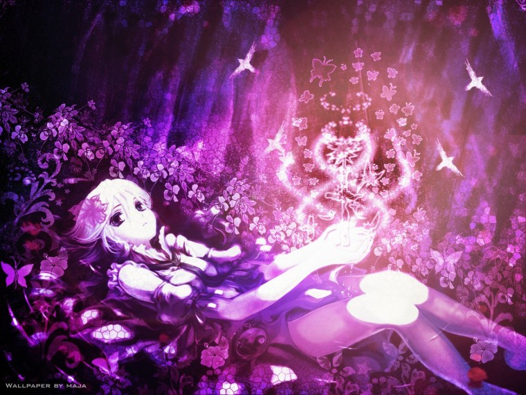 Аниме фиолетовый