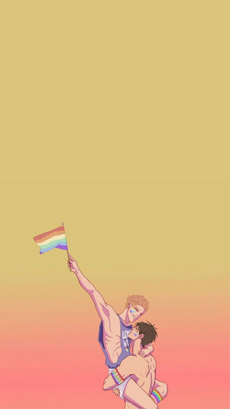 ЛГБТ мальчик арт