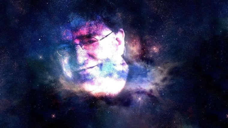 Силуэт девушки на темном фоне