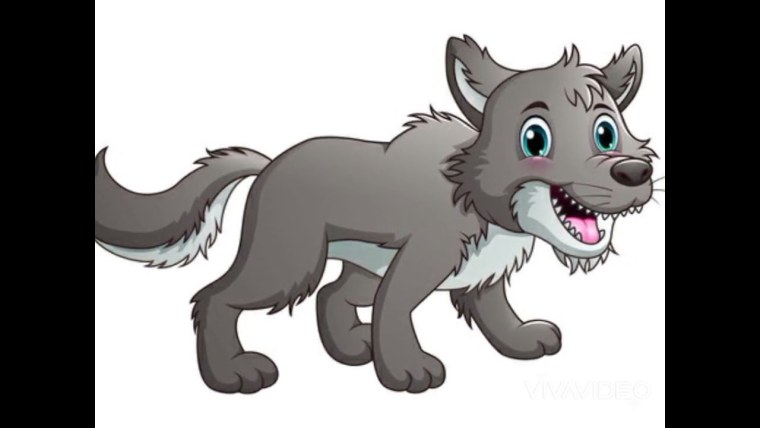 Стая Волков на белом фоне