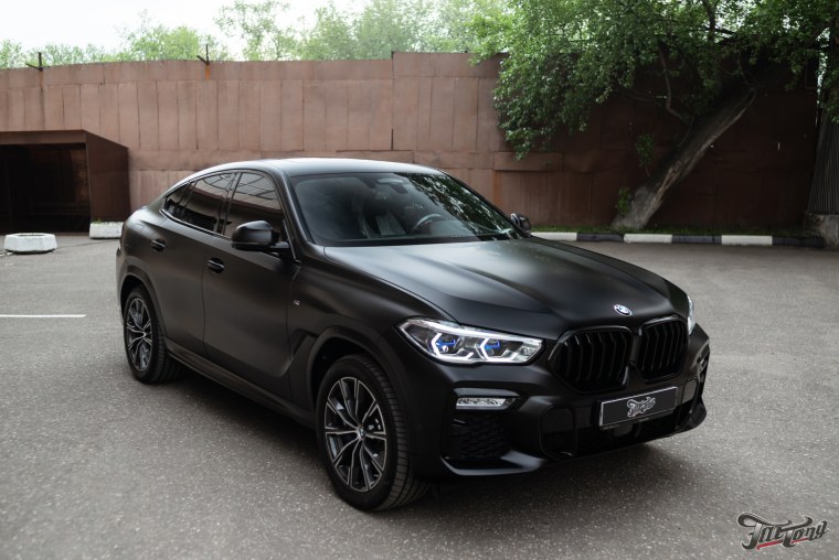 BMW x6 g06 серый матовый