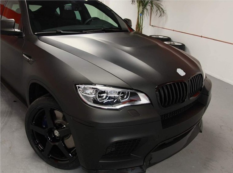 BMW x6m черный матовый