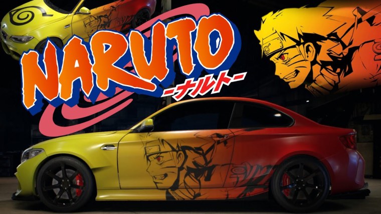 Машина в стиле Наруто