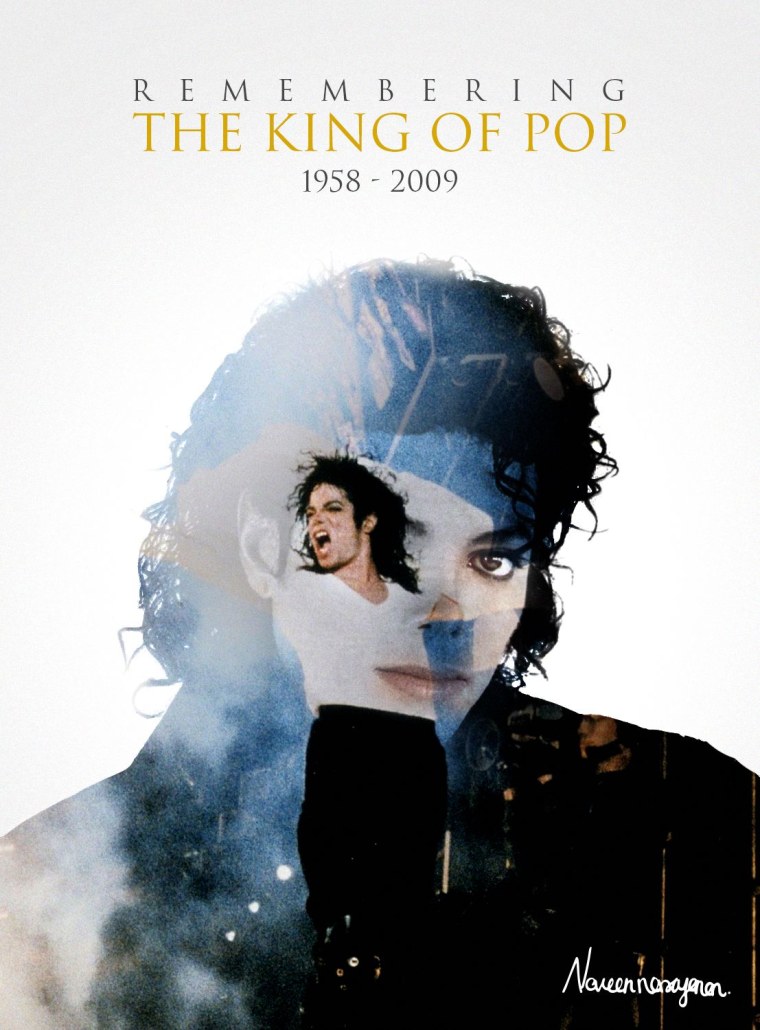 Michael Jackson Concert poster