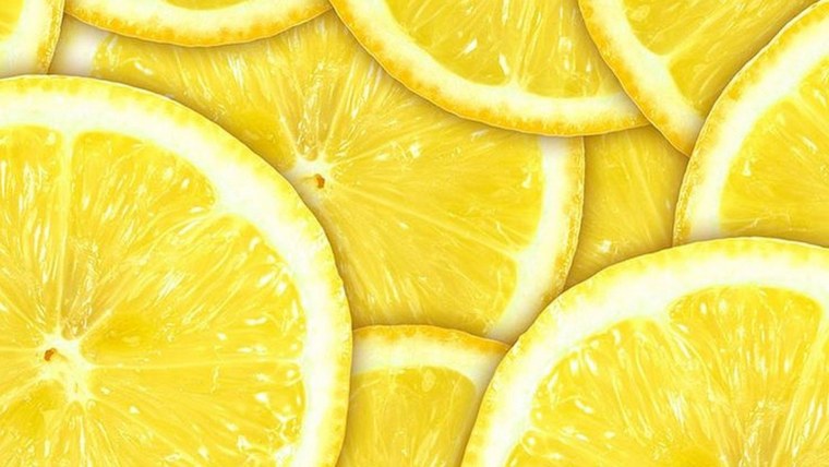 Обои с лимонами