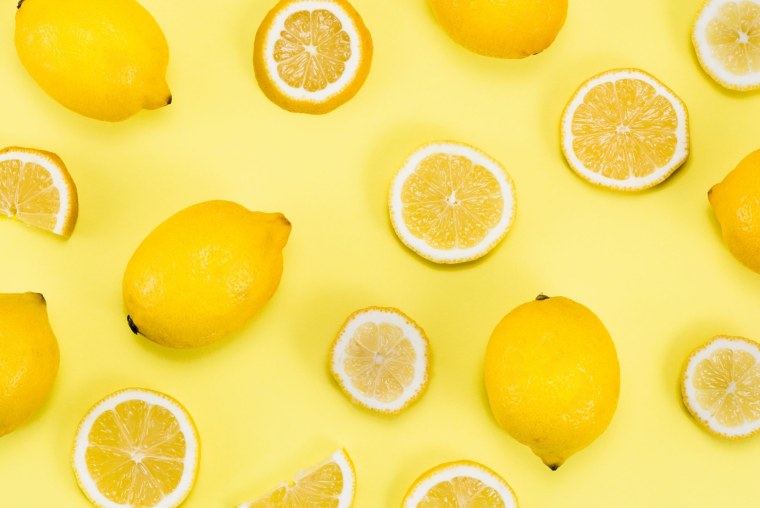 Лимонный фон