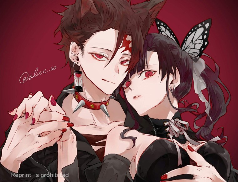 Танджиро Камадо и канао Цуюри