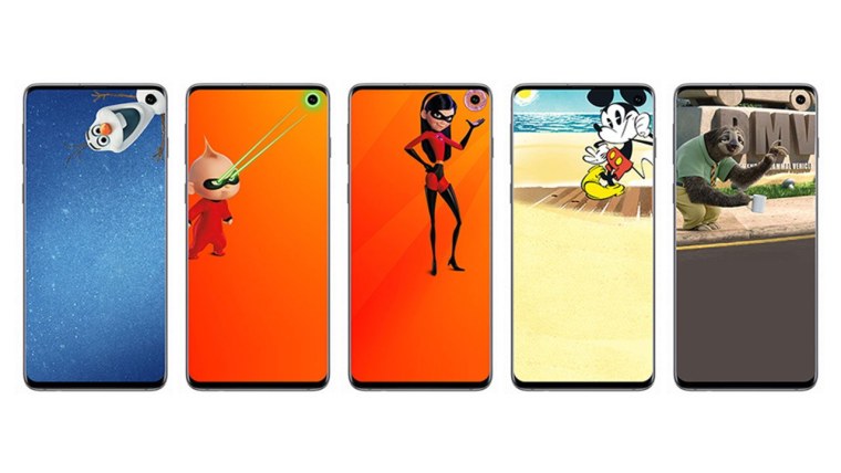 Samsung Galaxy s10 Plus обои под камеру