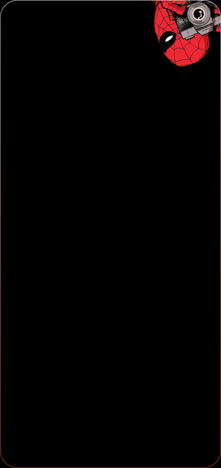 Обои с вырезом под камеру