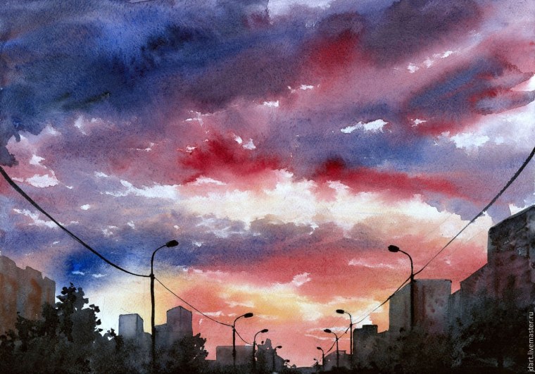 Лунная ночь Малевич