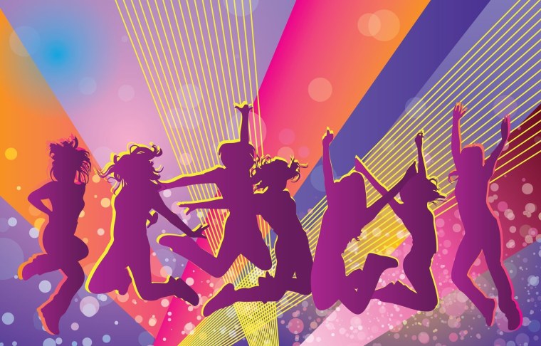 Дискотека фон