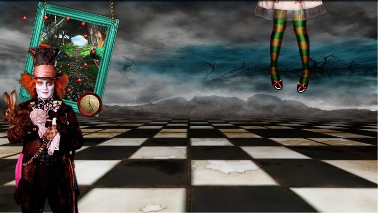 Алиса в стране чудес тим Бертон