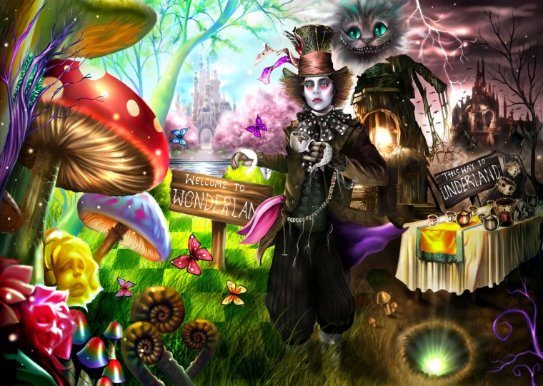 Алиса в стране чудес иллюстрации Льюиса Кэрролла