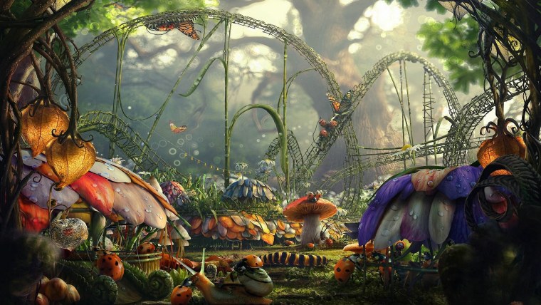 Алиса в Зазеркалье 2016 Постер