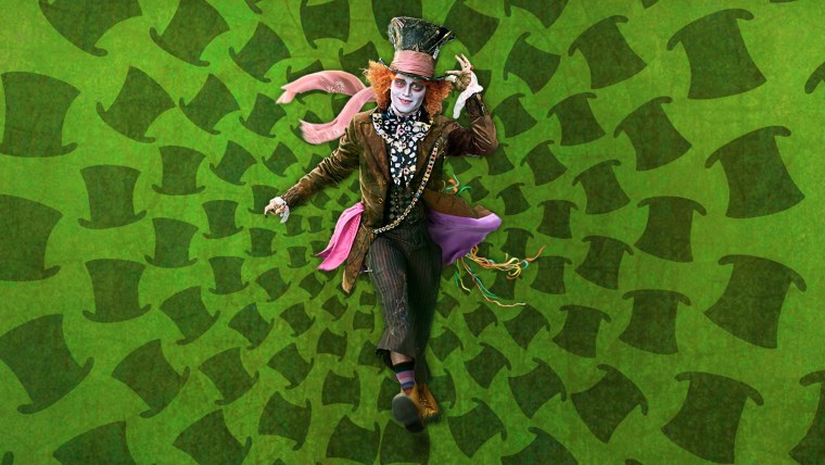 Фон в стиле Алиса в стране чудес