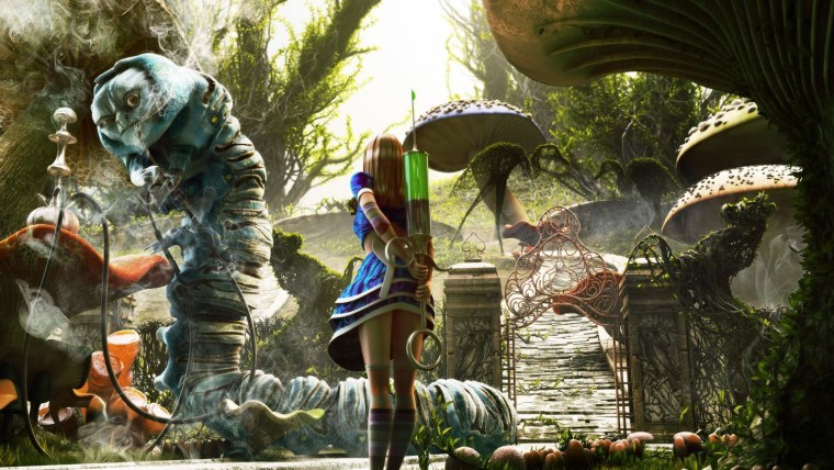 Алиса в стране чудес надпись