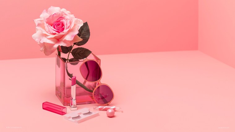 Обои на планшет Эстетика розовые