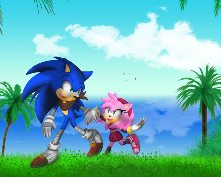 Соник 2 обои