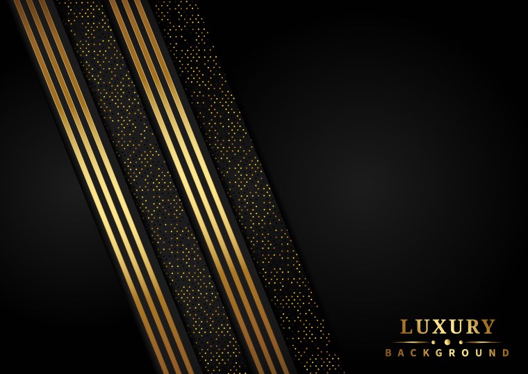 Черно золотой