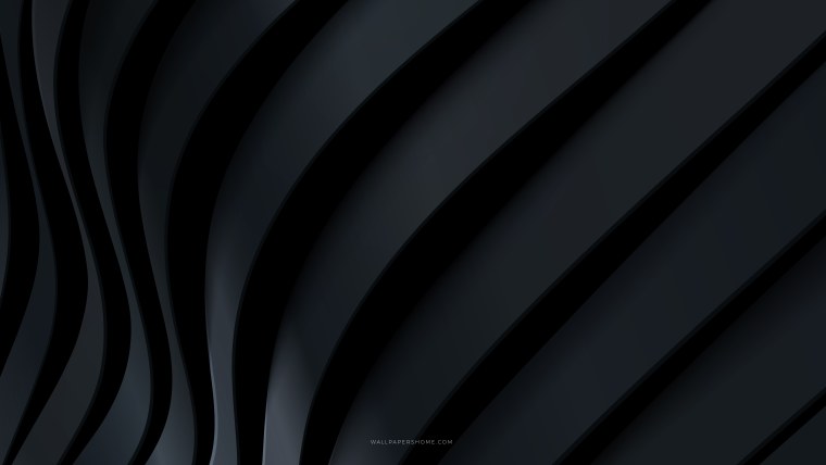 Волнистые линии на черном фоне