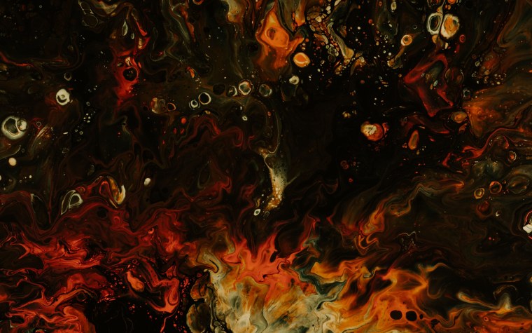 Красивые разводы на черном фоне