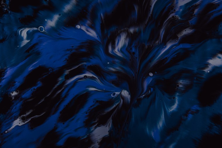 Абстракция темная краски