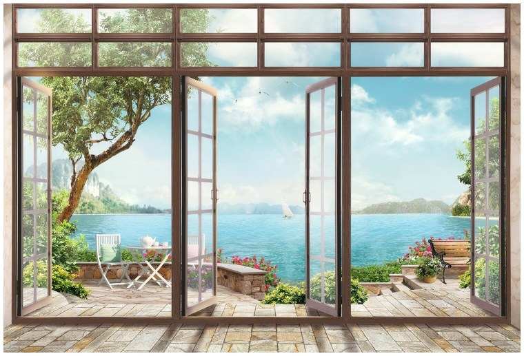 Фотообои вид из окна