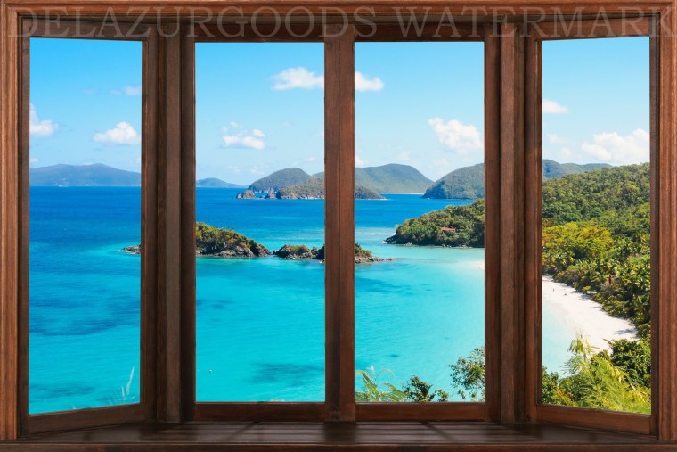 Красивый вид из окна