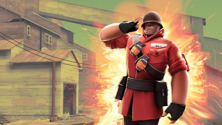 Солдат из Team Fortress 2