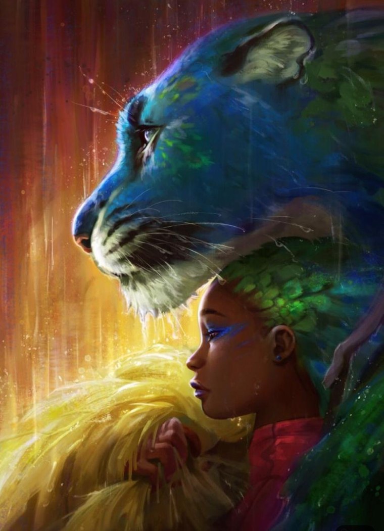 Фэнтези девушки и звери