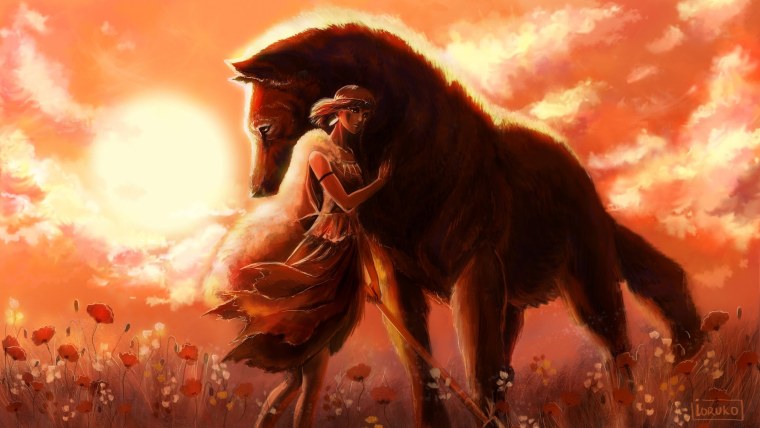 Аниме принцесса Мононоке