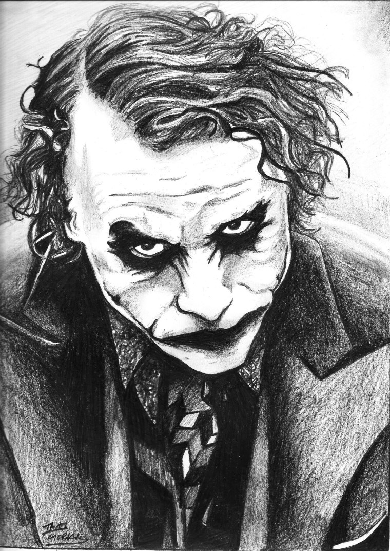 Джокер хит Леджер тату