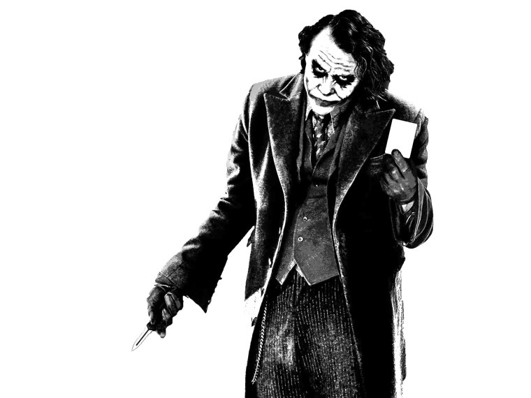 Картина Джокер чб