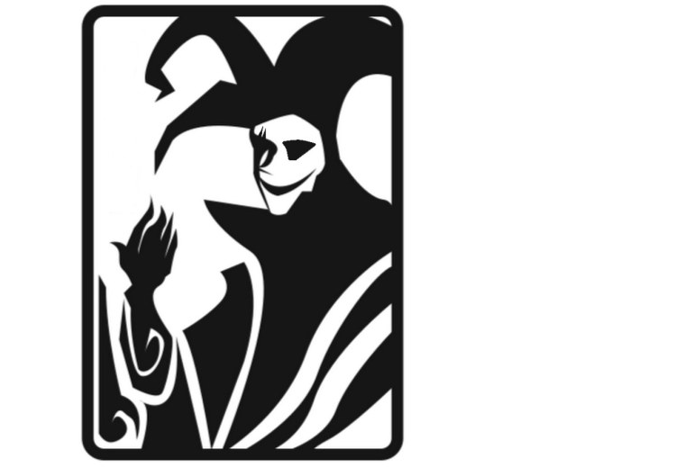 Джокер арт чб