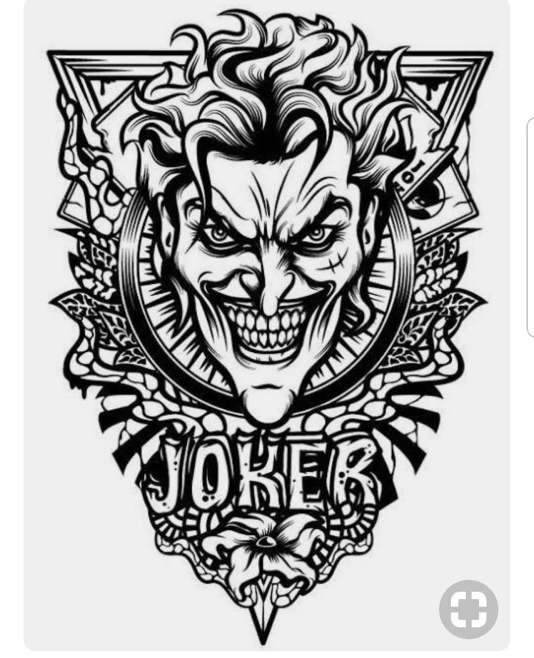 Джокер хит Леджер нарисовать