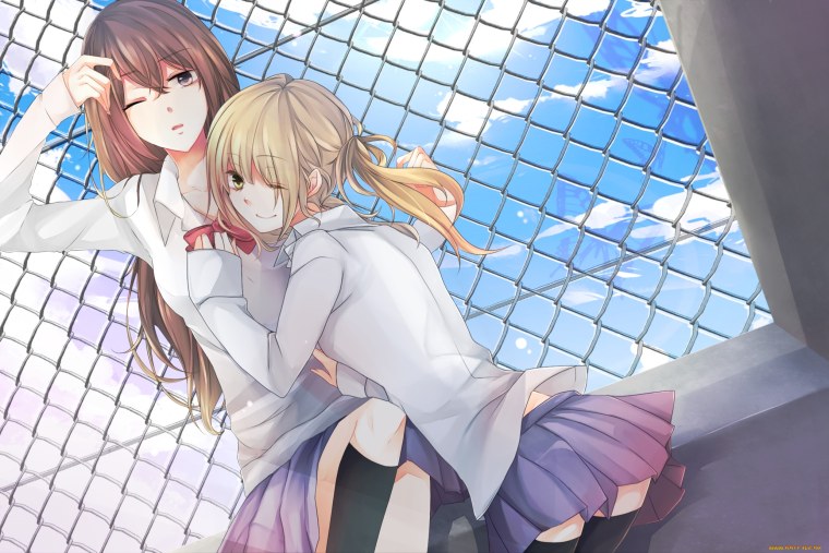 Любовь между девушками аниме