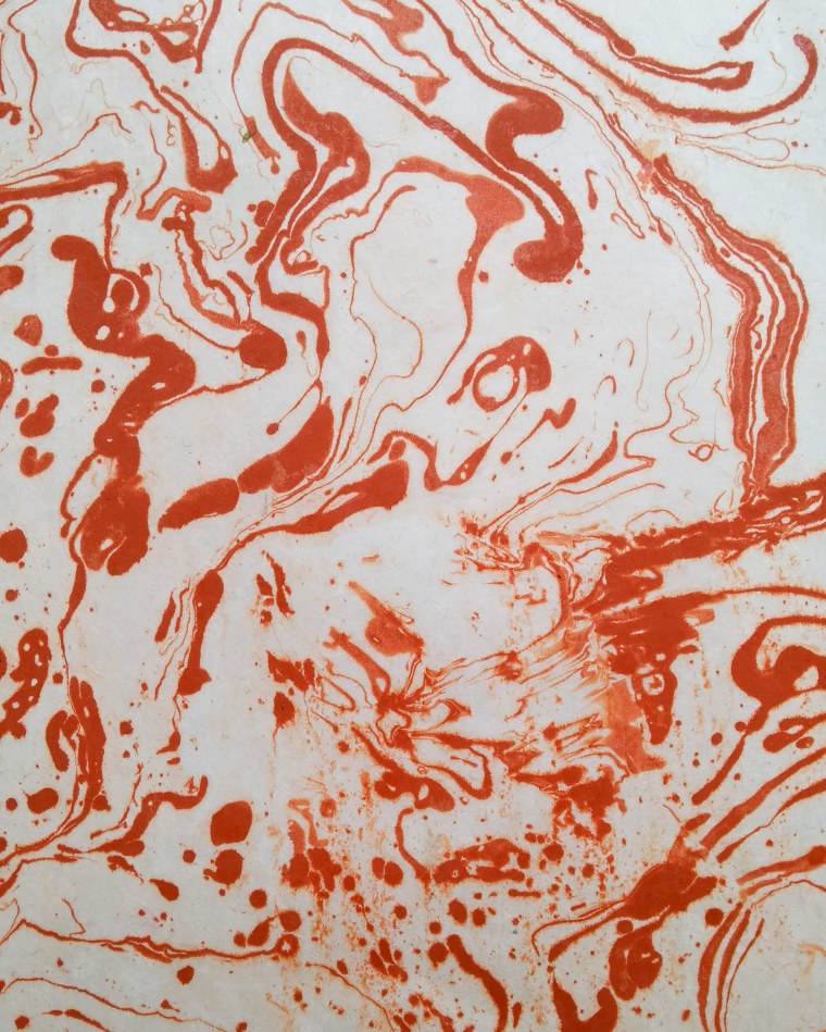 Оранжевый мрамор