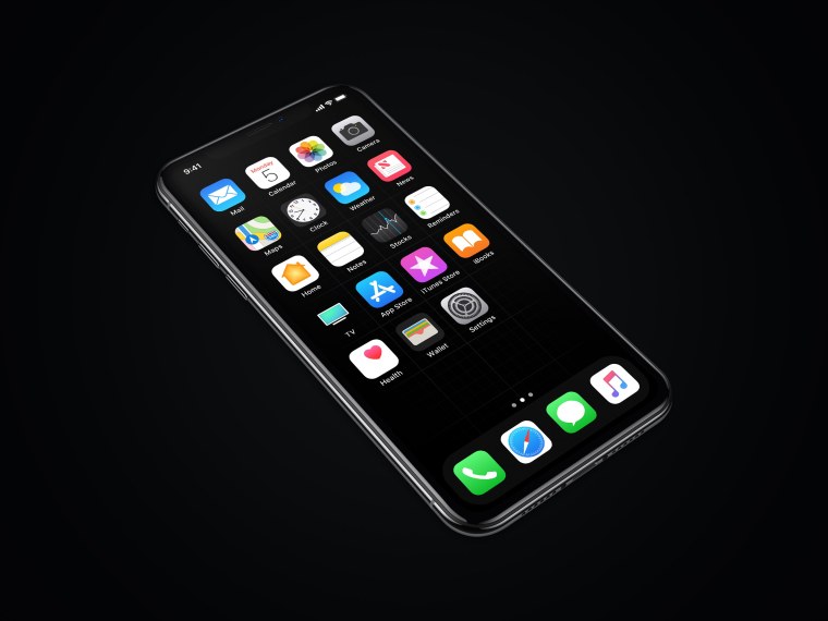 Заставка iphone XR черный